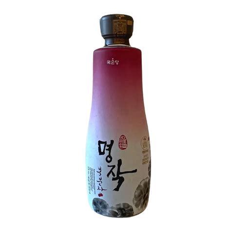 Kooksoondang Korean Black Raspberry Wine Myungjak Bokbunja 375ml