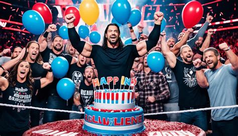 Happy Birthday Roman Reigns Wwe Superstar Roman Reigns Birthday