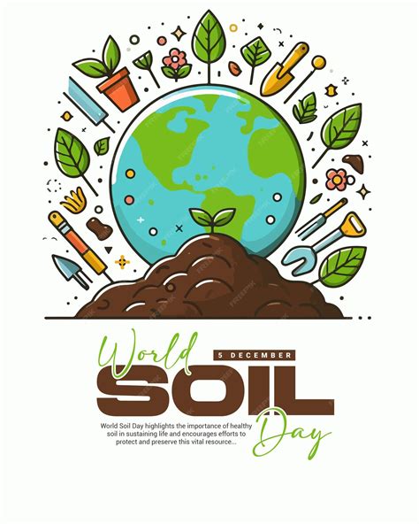 World Soil Day with soil fertility and soil restoration social media