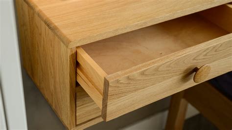 Floating Bedside Units In Solid Oak 1 Or 2 Drawers