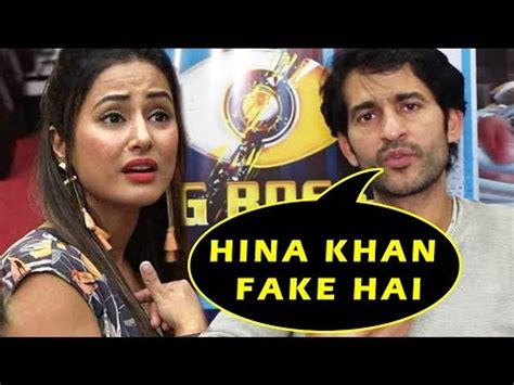 Hiten Tejwani Calls Bigg Boss 11 Co Contestant Hina Khan Fake Video