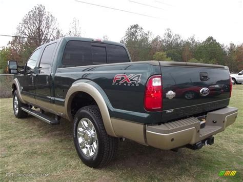 Forest Green Metallic Ford F Super Duty King Ranch Crew Cab X