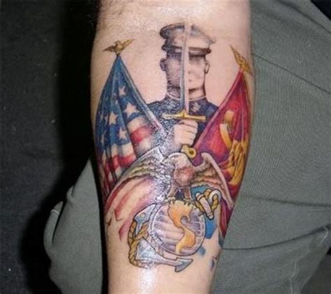 17 Best images about Marine Corps Tattoos on Pinterest | Leo tattoos ...