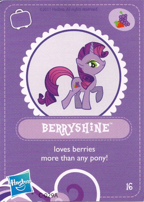 Mlp Berryshine Blind Bag Cards Mlp Merch