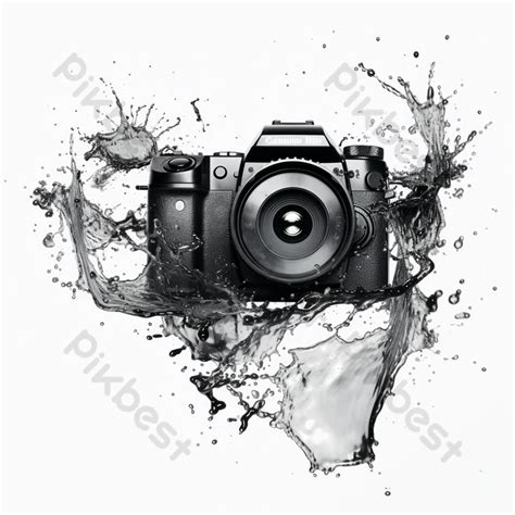 Slr Camera Clip Art Black And White