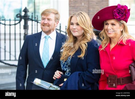 king willem alexander  queen maxima  princess amalia
