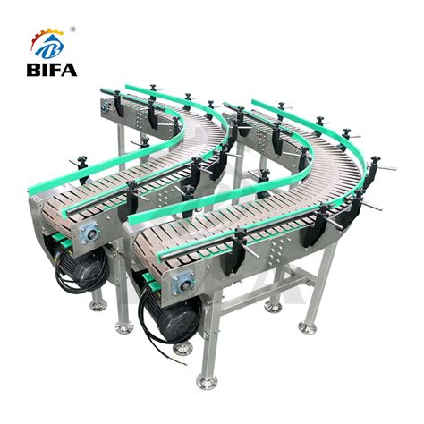 Bifa Plastic Stainless Steel Slat Chain Conveyor China Slat Conveyor