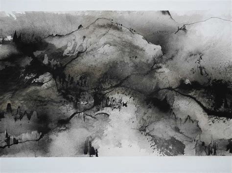 Philippe Giacobino Art Noir Et Blanc Aquarelle Et Encre Peinture