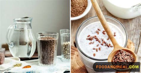 Flax Seed Milk Recipe A Nutritious Liquid Gold Guide Foodandmeal