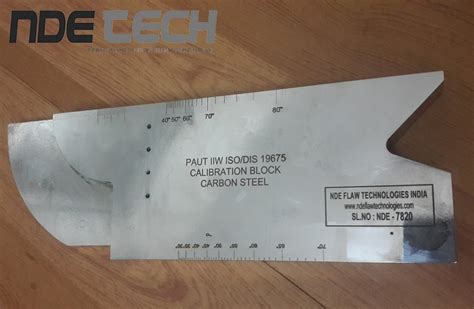 Paut Iiw Block Iso Ndt Calibration Blocks