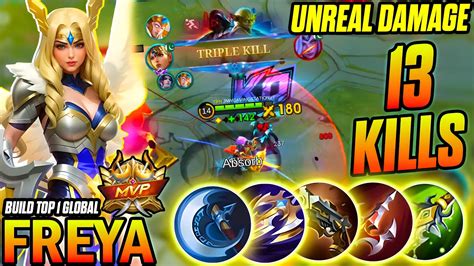 Freya Overpowered Enemies Like Fly Epic Comeback Mlbb Gameplay