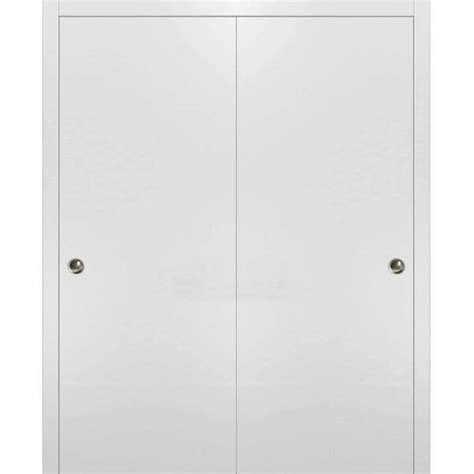 Sartodoors Planum In X In Flush White Finished Wood