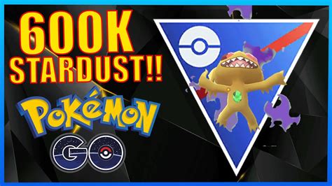 600k Stardust Investment Shiny Shadow Sableye Sweeps Teams PokÉmon Go Battle League Youtube