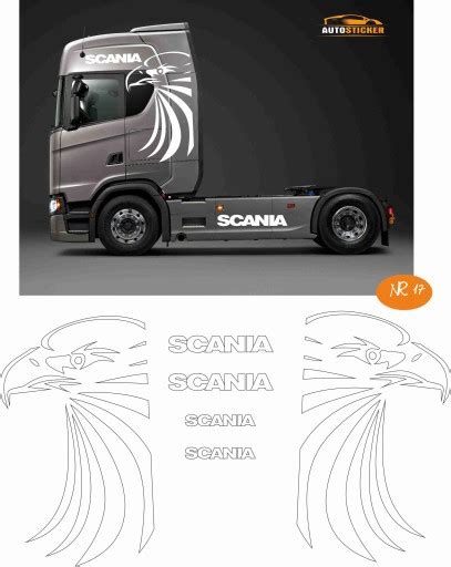 Naklejki Naklejka Scania Na KabinĘ Tir Model 17 Za 250 Zł Z Radomska