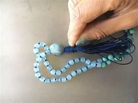 How To Make A Diy Japa Mala Necklace Charge It With Intention Step By