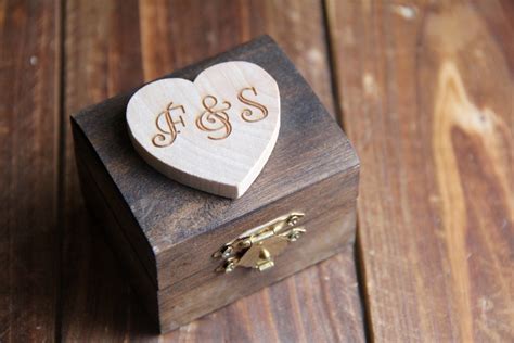 Rustic Ring Bearer Box By Rusticblend On Etsy