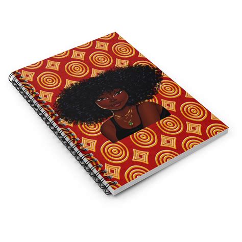 African American Regal Spiral Notebook Featuring Essence