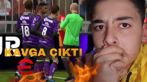 MAÇTA KAVGA ÇIKTI Efootball24 YouTube