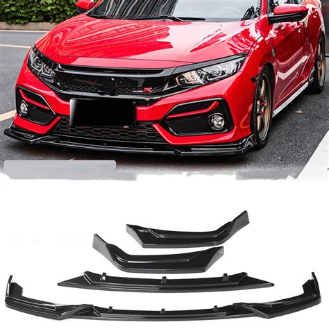 Buy Car Front Bumper Lip Spoiler Side Splitter For Honda Civic