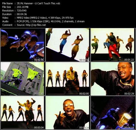 Mc Hammer - U Can't Touch This - Download High-Quality Video(VOB)