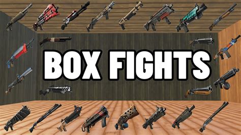 📦box Fights W Every Shotgun 🔫[1v1] 7640 1540 3470 By Morganhd Fortnite Creative Map Code