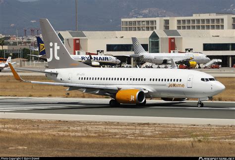 OY JTV Jet Time Boeing 737 7L9 WL Photo by BjörnD ID 348438