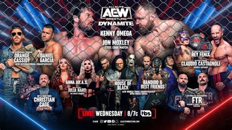 Aew Dynamite Results Jon Moxley Vs Kenny Omega