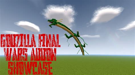 Mcpe Mcbe Godzilla Final Wars Addon Showcase Links In Description