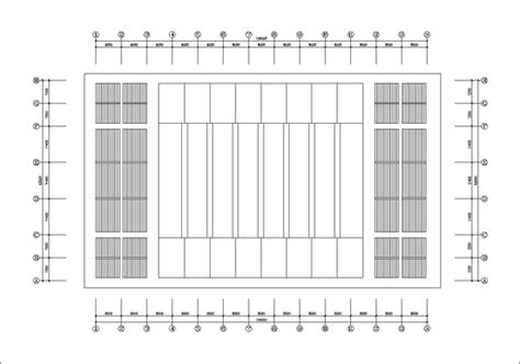 【architecture Cad Projects】stadium Design Cad Blocks Plans Layout V3