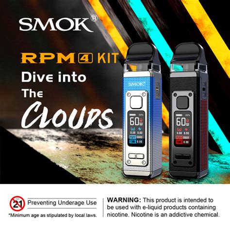 Smok Rpm 4 Pod Kit 1650mah Premium Vapes Uae