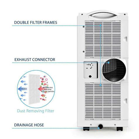 Jhs A Kr D Btu Portable Air Conditioner With Dehumidifier