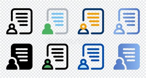 Form Icons In Different Style Form Icons Different Style Icons Set