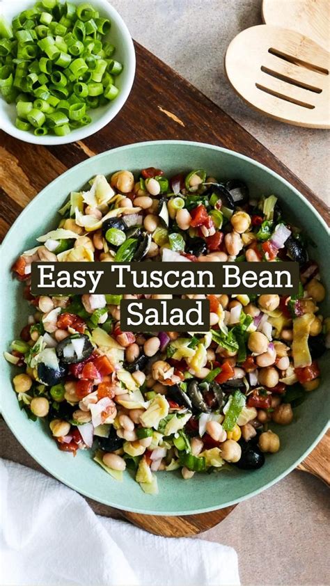 Easy Tuscan Bean Salad Recipe