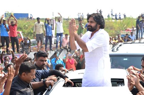 Pawan Kalyan Reaches Vizianagaram Amid Tight Security