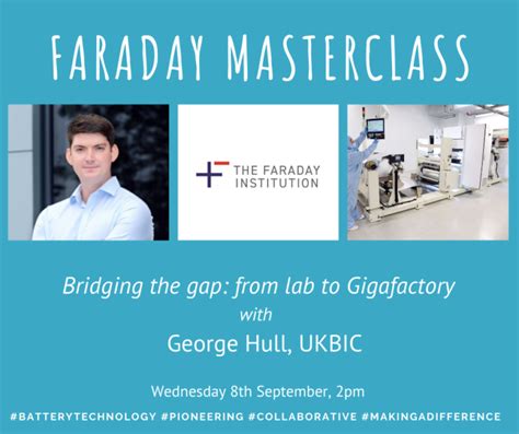 Faraday Masterclass - September 2021 - The Faraday Institution