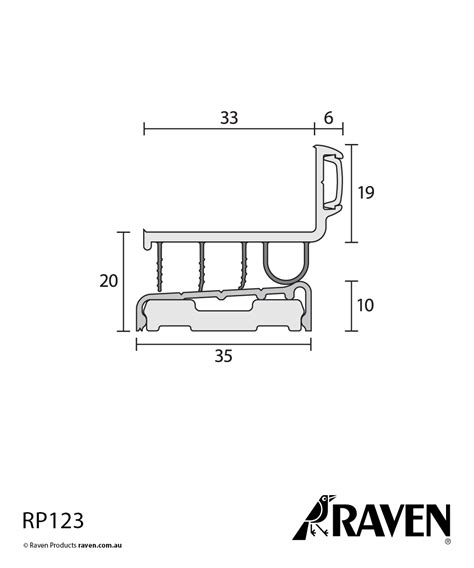 Door Bottom Sweep Seals Rp