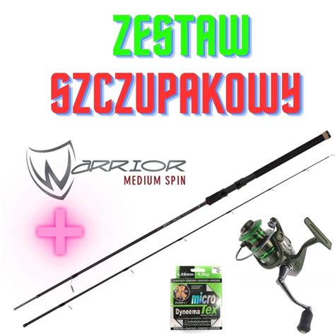 Zestaw Szczupakowy Spinningowy Fox Rage Warrior 2 1M Kołowrotek