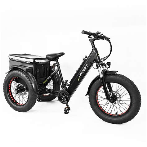 HOTEBIKE ET-350W10AH black - three wheel ebike