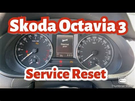 Comment réinitialiser le voyant Service sur Å koda Octavia Skoda