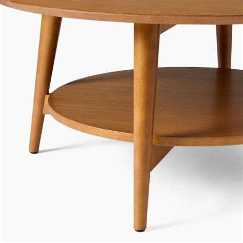 Mid Century Round Coffee Table 36 48 West Elm