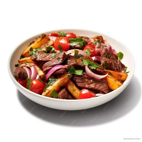 Premium Ai Image Lomo Saltado Traditional Peruvian Stir Fry With Beef