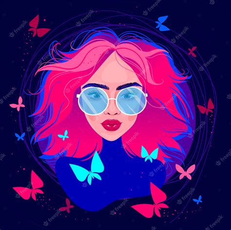 Premium Vector Beautiful Girl Fashion Illustration