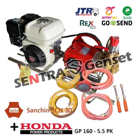 Jual Mesin Cuci Steam Sanchin 30 Engine Honda Komplit Selang Stik Di