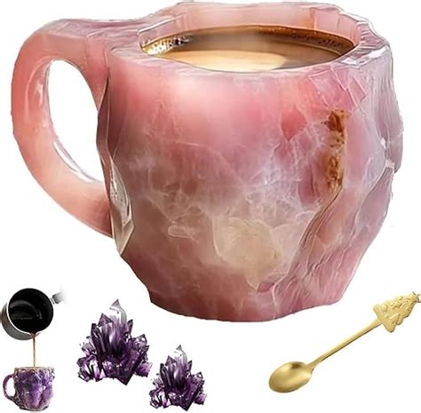 Mineral Crystal Coffee Mug New Elegant Multi Colored Mineral