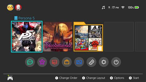 Serginho Mithoe Nintendo Switch Home Menu Updated Concept