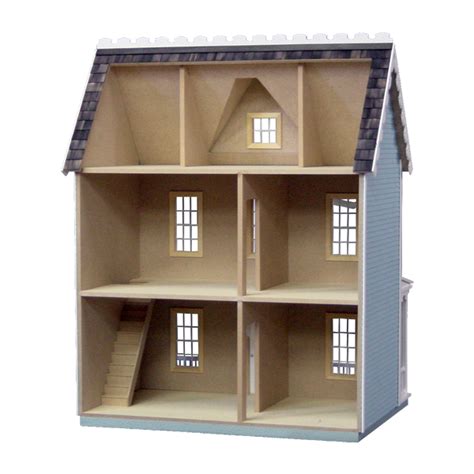 Vermont Farmhouse Jr Dollhouse Kit Milled Mdf Real Good Toys