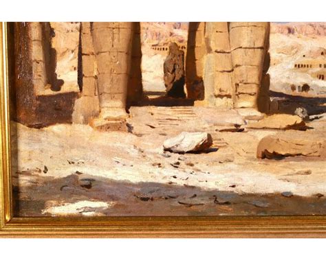 Frederick Arthur Bridgman Colossi Of Memnon Egypt Rare Orientalist