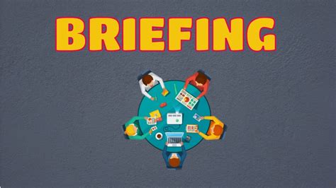 What Does BRIEFING Means Meanings And Definitions With Example In