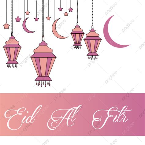 Eid Mubarak Moon Vector Png Images Eid Mubarak Green Vector Design