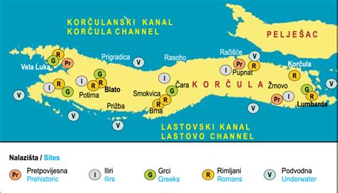 Korcula Map